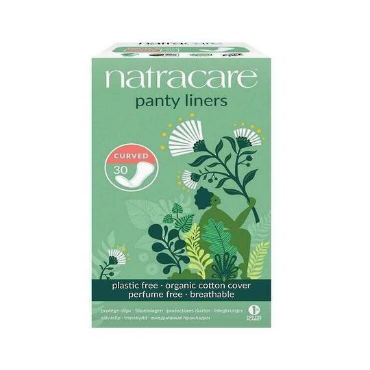 Natracare Cotton Panty Liners Curved 30